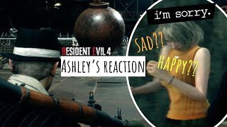 What happens if Ashley hits Leon with the Wrecking Ball? (Resident Evil 4 Remake)