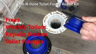 Easy DIY: Install the One-N-Done Wax-Free Toilet Flange Repair Kit