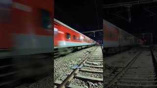 12425 Jammu Rajdhani skip 130kmp with Gzb Wap7 #130kmph #rajdhaniexpress #train #shorts