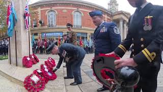 Watch Remembrance Day parade and wreath laying in Peterborough - 360 video