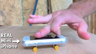 Real Mini iPhone Fingerboard Skate Edit!