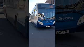 27648 Enviro300 Leaving With Flashes