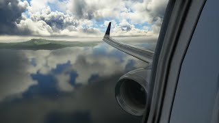 MSFS 2020 – Cloudy Pohnpei Landing – United Airlines – Boeing 737-824 – PNI – SCS Ep. 2