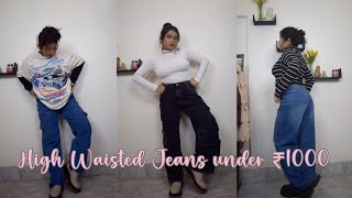 High Waisted Jeans under ₹1000 | Affordable Jeans for the Winters from Amazon