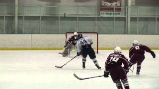 Caleb Witzaney's  2 sick goals in Flyers Cup Game by Scott Rowland Video