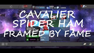 CAVALIER Spider Ham | Framed by Fame CAVALIER EQ | MCOC | MARVEL CONTEST OF CHAMPIONS |