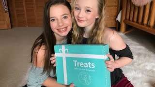 Princess Ella & CC try candy and snacks from Paris France. New blind box food challenge