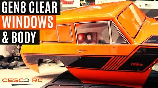 REDCAT GEN8 SCOUT II How to RC - remove paint for clear windows or RTR body repaint