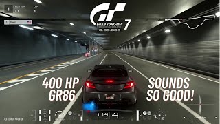 Gran Turismo 7- Building a 400HP 2022 GR86