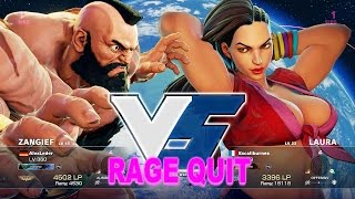 SFV - Laura Rage Quitter (Excaliburnes) - 60fps ✔