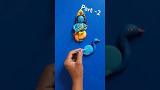 How to make beautiful krishna craft idea || DIY krishna craft #shortsfeed #craftshorts #shorts #art