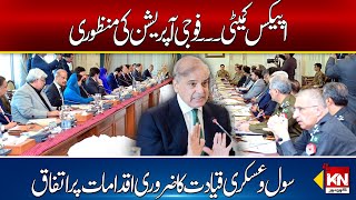 Apex Committee meeting -  Prime Minister Shehbaz sharif l Big Statement| Kohenoor Digital