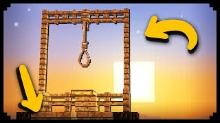 ✔ Minecraft: How to make a Working Gallows