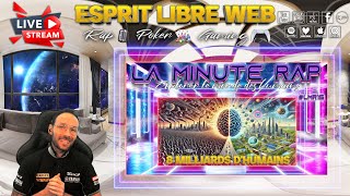 ÉCRITURE LIVE STREAM LA MINUTE RAP : 8 MILLIARDS D’HUMAINS #LMR15 😃👍💪✊🙏💖✨🌟