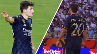 FRAN GARCIA 2023 - Defending Skills with Real Madrid | Debut Games