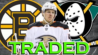 Boston Bruins Trade for Hampus Lindholm with the Anaheim Ducks.