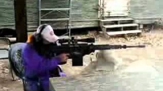 Test firing the RND 408 cheytac Semi Auto