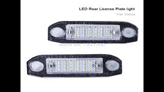 Led Rear number plate light for Volvo C30 C70 S40 S60 S80