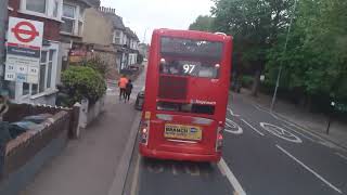 London Bus journey on Route 34 From Walthamstow Bus Station To Wheatstone