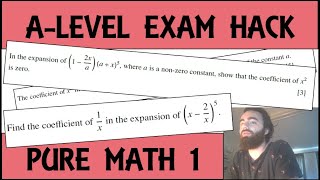 Exam Hack | CIE AS Maths | P1 | Binomial Series Question