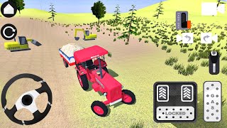 Indian Tractor Simulator ♐ Gameplay 245 - Driving Tractor In Village For Transport - Flash Simulator