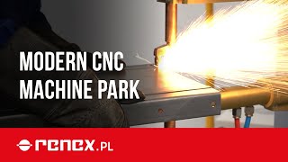 Modern CNC machine park