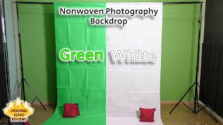 Nonwoven Photography Backdrop Review (Green & White)