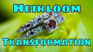 Garnet & Diamond Revival: Emotional Jewelry Remake