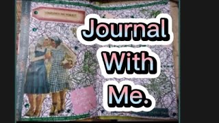 Journal with Me. 📖 #journalwithme #journalspreads #junkjournals