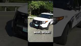 Police Hit Man #shorts #crash #police #fail