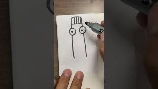 How to draw cute pencil #drawingtutorial #arttutorial #youtubeshorts #creativeart #trending