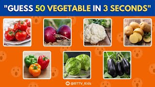 Guess the 50 Vegetable Names in 3 Seconds with BttvKids! @BTTV_Kids #bttvkids #quiz