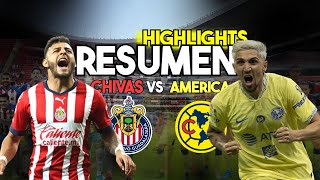 ¡RESUMEN (HIGHLIGHTS)! l 🦅America VS Chivas 🐐l JORNADA 8 l Liga Mx l CenySports