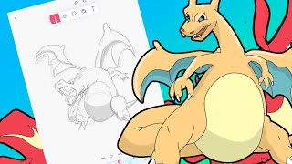 Charizard Timelapse 🐉 ⏰ 🤩