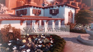 🇪🇸Spanish Winery🍇Hacienda Style - The Sims 4 (NoCC)