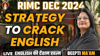 40 Days Strategy RIMC English | How To Crack RIMC Dec 2024 In Last 40 Days | RIMC Entrance Exam