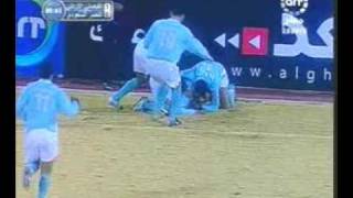 الفيصلي الاردني والنصر السعودي دوري ابطال العرب 2007 هدف الفيصلي مباراة الذهاب