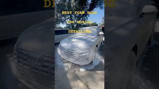 MOBILE DETAILING WITH THE BEST FOAM SOAP🫧IN 2024 (Adam’s) #shortvideo #mobiledetailing #soap  #foam