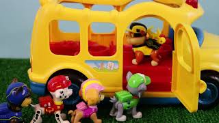 Paw Patrol Pups go to School to Learn Colors, Letters and Checkout The SeaPatroller Toy