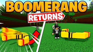 *NEW* BOOMERANG TUTORIAL!! | Build a boat for Treasure