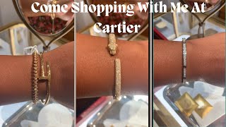 Luxury Jewelry Shopping at Cartier #luxury #cartier