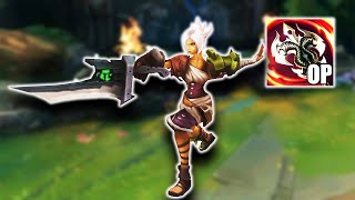 Riven Top Only needs 1 item to destroy the enemy team !!