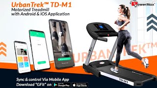 PowerMax Fitness TD-M1-A1 Series - Light, Foldable, Electric Treadmill | powerMix Unboxing & Review