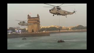 Gateway of india #amazing  helicopter Navy Day🇮🇳