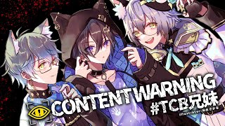 【#TCB兄妹】CONTENT WARNINGで調査に出かける‼【猫瀬乃しん/奏手イヅル/Ike Eveland】