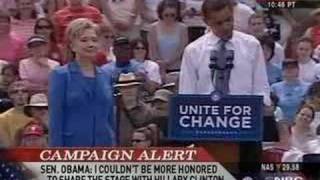 Obama Hillary Unity Speech Part 6-27-08 Part 3 of 4