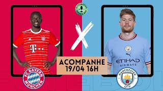 BAYERN DE MUNIQUE x MANCHESTER CITY - UEFA Champions League (Quartas de Final) | AO VIVO ⚽