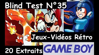 Blind Test N°35 - Jeux-Vidéos Classique Rétro Game Boy Tout Genre (20 Extraits) [Avec Clip]