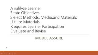 Model Model  Desain Pembelajaran