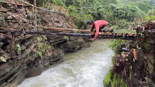 How the girl builds a house on the cliff | Part 1